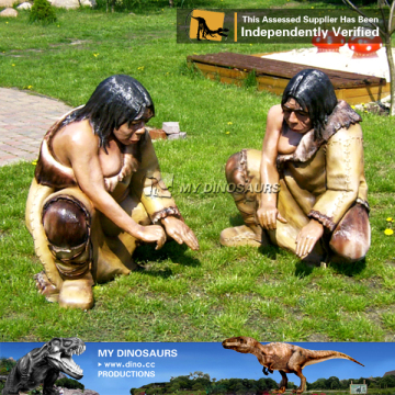 MY Dino-C048 Life size fiberglass apes for outdoor decoration