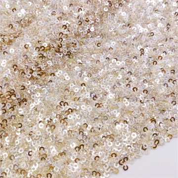 Elegant Rose Gold Small Sequin Embroidered Fabrics