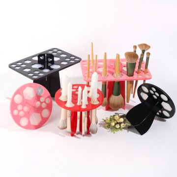 FEIYAN 26 Pcs Makeup Brush Drying Rack