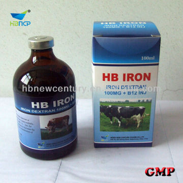 pharmaceutical drug Iron dextran injection for animals only