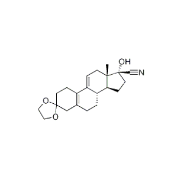 HPLC 99% Ulipristal Acetate Intermediates (Cyanohydrin Ketal) CAS 33300-19-5