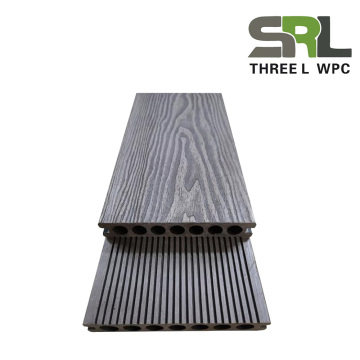 SRL-3D 148x23mm Round Hole Woodgrain Decking