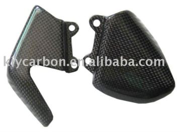 Carbon parts heel plates for MV Agusta
