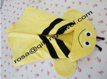 Bumble Bee Velour Baby Hooded Towel