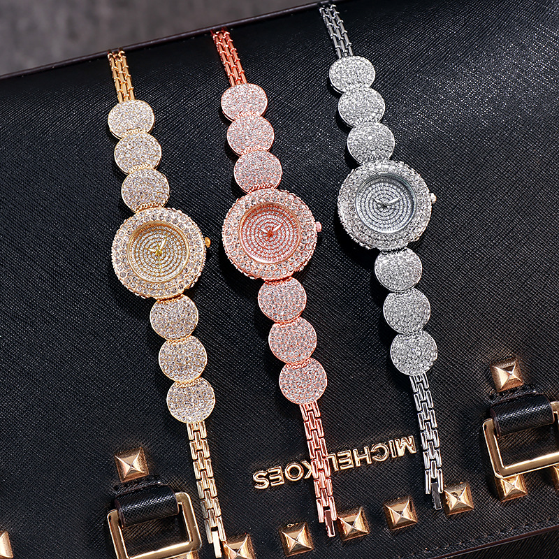 Wholesale Gold 18K Plating Classic Quartz Watch Stainless Steel Watches For Women