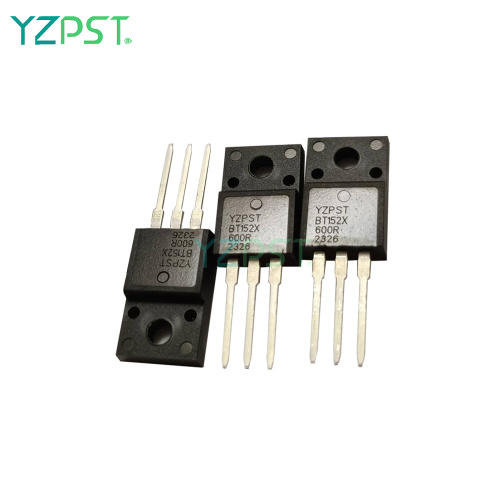 단일 MESA 구조 TO-220F 600V BT152X-600R TRIAC