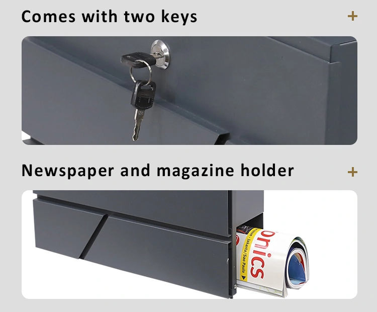 2021 Hot Selling Europe Manufacture Cheaper Letter Box Outdoor Wall Mount Stainless Steel Post Box/