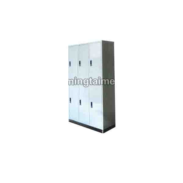 Stainless Steel Seat Six Door Wardrobe