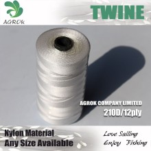 Nature White Twisted Nylon Twine