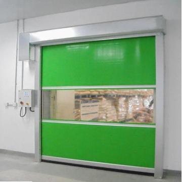 Puerta industrial de alta velocidad de tela de PVC interior