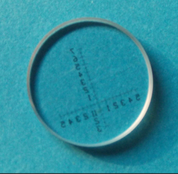 Customed Reticle Lens K9 Glass Optical