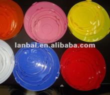 5pcs Multi Coloured Lidded Dish Set