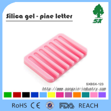 Colorful Silicone Soap Box Soap Mat For Bathroom
