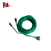 Hot Sale Green Jacket RCA Cable - OD 3.8*7.6MM
