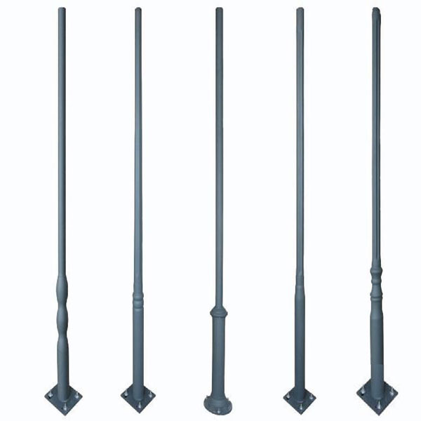 Cast Aluminum Garden Light Pole