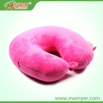 Vibrating Massage U Shape Travel Neck Pillow