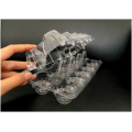 Clamshell d'emballage d'oeufs en plastique transparent PET