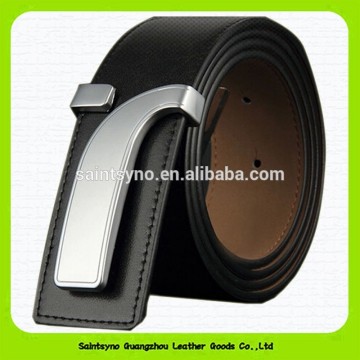 15205 China wholesale top brands men genuine leather strap PU belt