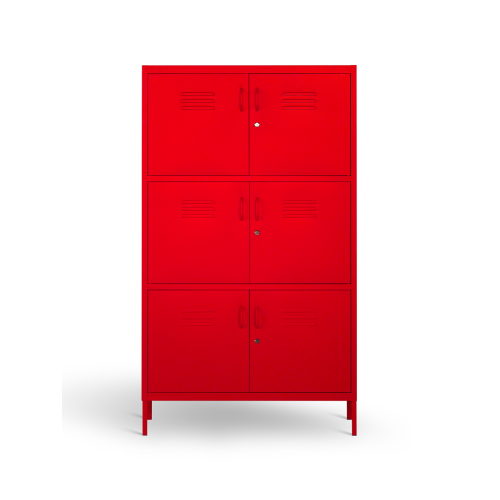 Armoire de rangement murale en acier