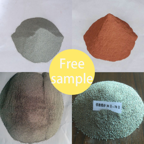 Free sample different color powder olivine sand for foundry