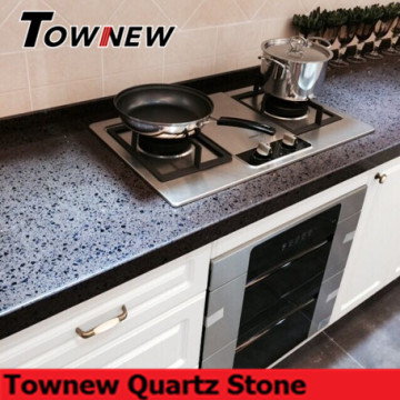 High quality modern design quartz kitchen top TNK-3059