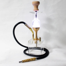 WY-AC03 LED light hookah modern design acrylic shisha hookah