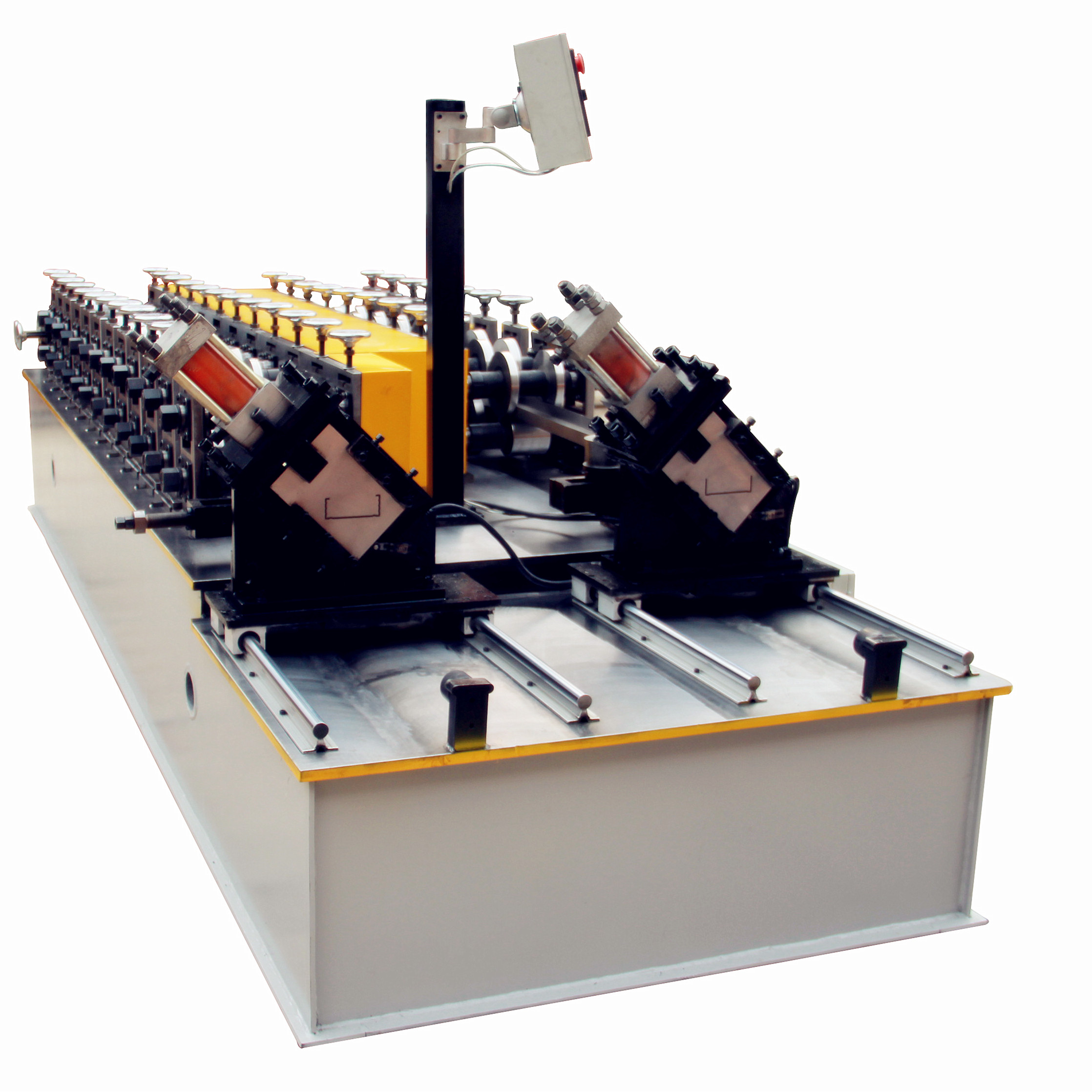 Steel Double C and U shape Roll Making Line Light Steel Stud Frame Form Machine to Make Drywall Profiles