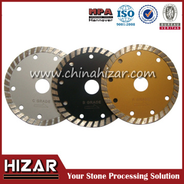 Turbo diamond saw blade