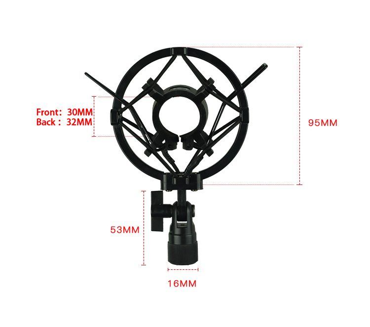 Hot Selling Spider Microphone Shock Mounts Clip Holder For Audio Mic