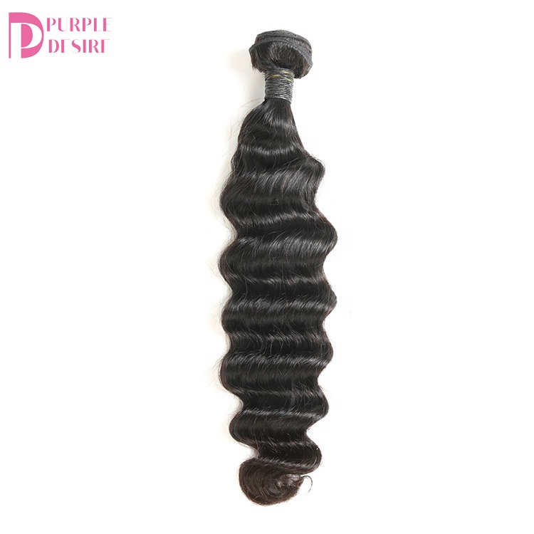 Xuchang hair factory deep wave bundles with closure Wholesale deep wave bundles with closure deep wave bundles with closure