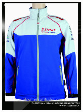 Waterproof and breathable polar fleece softshell racing jackets