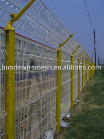 High Security Welded Mesh Fencing, Welded rigid mesh, Vinyl Coated Welded Wire