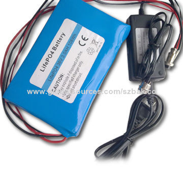 LifePo4 Battery with Shrink Tube, 36V Voltage and 3A Current