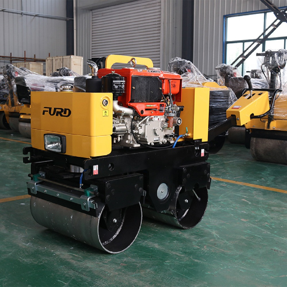 Mini Double Drum Vibratory Road Roller Compactor