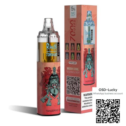 RandM Tornado 7000 puffs disposable vapes Limited Stock