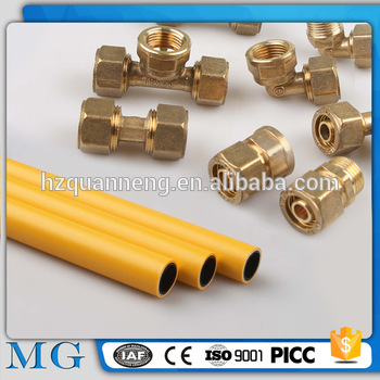 wholesale brass tee fitting for pex-al-pex pipe strong pex-al-pex pipe fitting equal tee pipe fitting