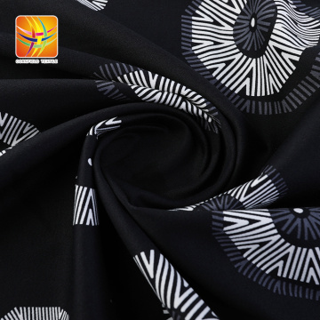 Tecido de cetim de algodão de design personalizado para vestido