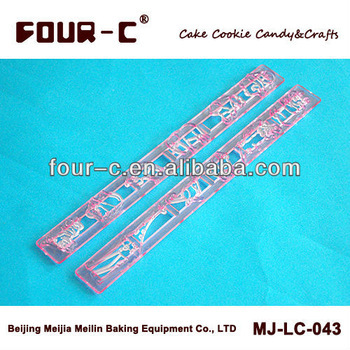 Wild animals sugar art cutters,cake border decorating cutters,fondant art cutters