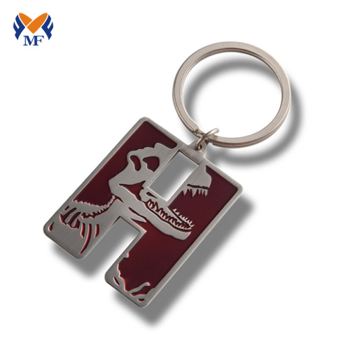 Dearadh keychain enamel saincheaptha miotail le haghaidh greanadh