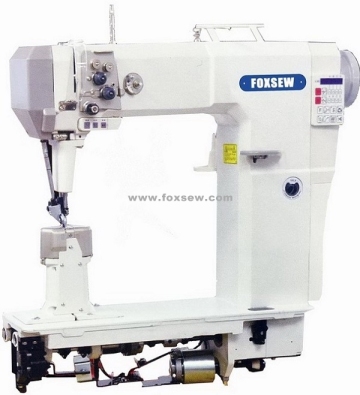 Double Needle High Head Fully Automatic Postbed Lockstitch Sewing Machine