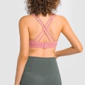 Ladies Copertura completa Cross Back Yoga Bra