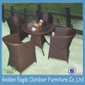 Jardin Wicker Furniture Table et chaise de loisirs