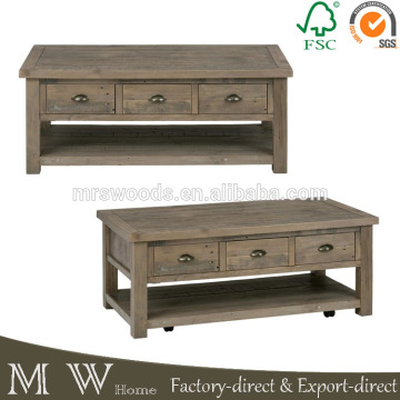 reclaimed wood cocktail table, rustic vintage living room wood cocktail table, wood cocktail table