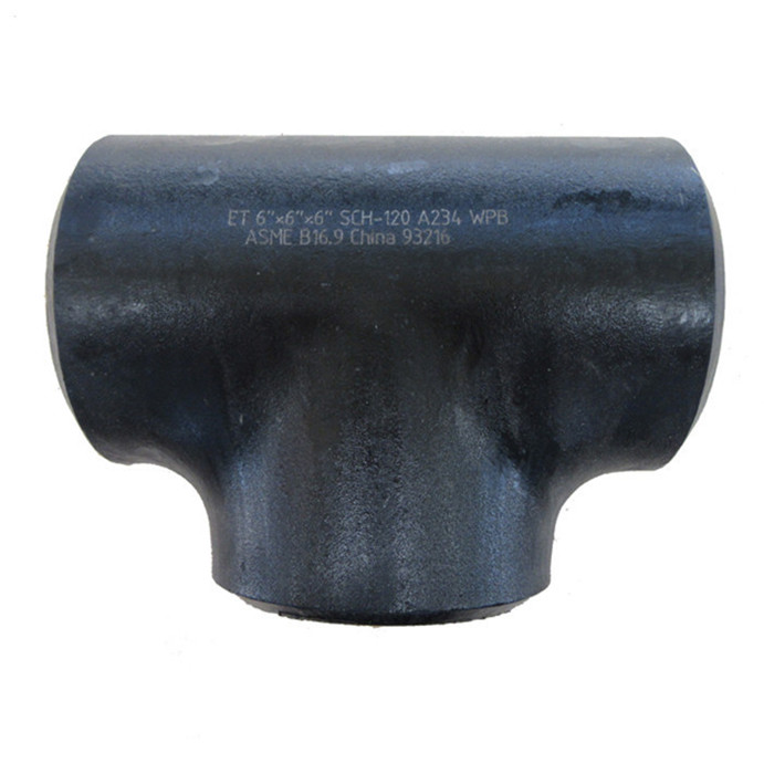 EN10253-2 Seamless Pipe Fittings Equal Tee