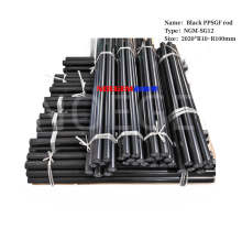 PPSGF plastic rod Black material