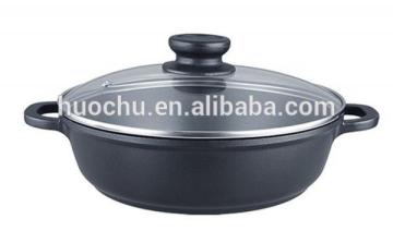 aluminum die cast die-cast shallow casserole