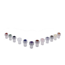 Professional Small Roll-On Bottle Cap Gemstone Roller Tops 10ml Jade Roller Ball Bottle