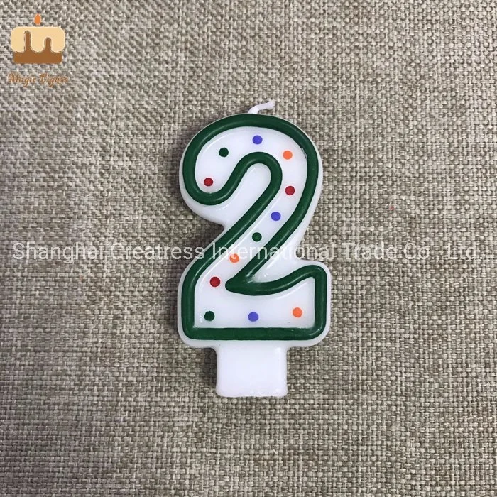 Number 0-9 Birthday Candle for Children