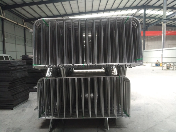 China Wholesale Steel Crowed Control Barrier Pedestrian Barricade Safety Barrier