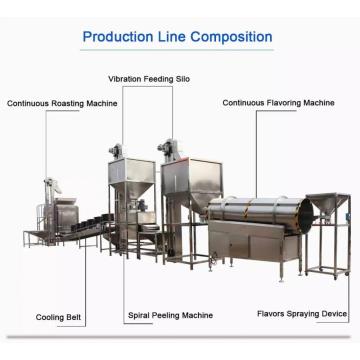 Línea de producción de maní asado y salado